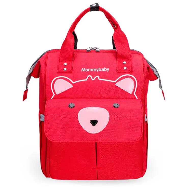 

Amzon Hot Baby Quilted Diaper Bag Backpack Water-Resistant Multi-Functional Nappy Bag With Changing Pad And Insulated Pouch