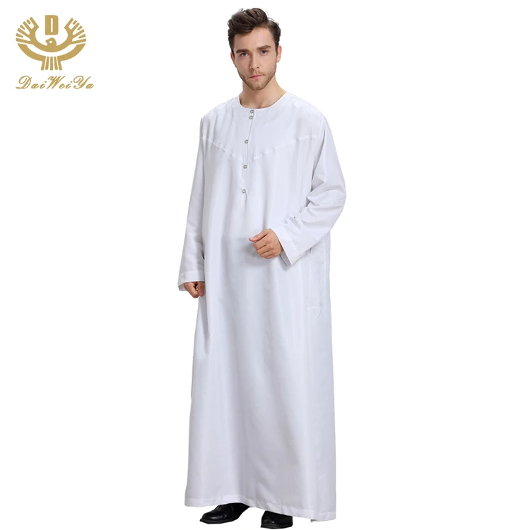 New Style Male Thobes Mens Dubai Islamic Clothing Muslim Djellaba Saudi ...