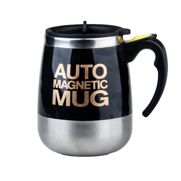 

Customize Self Tirring Coffee Mug Automatic Mixing Stainless Steel Cup Spinning Mug Home Office Travel Mixer Cup