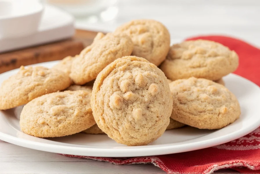 Cinnamon sugar cookies served with glass of milk and scoop of vanilla ice cream, rustic wooden background