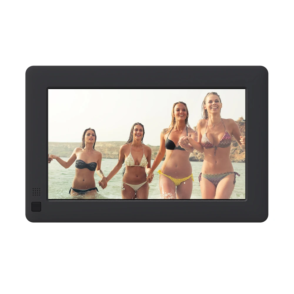 fashionable design 7 to 10.1inch series super slim digital photo frame support 1080p video with input lcd displayer