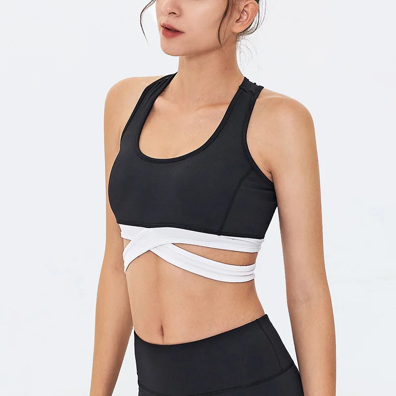 

Popular high-end Women's Gym Nylon Spandex Sport Breathable Bra For Girls Adults