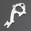 20 In 1 Outdoor Survival Keychain Tool EDC Gear Multi Tools Pocket Camping Wrench Opener Portable Tools Screwdriver Key Hanging