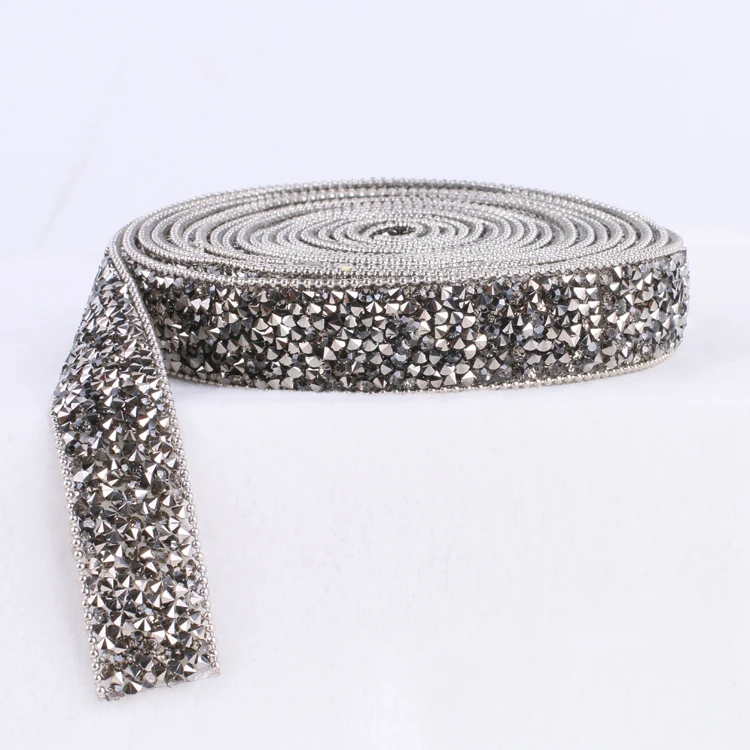 

Fancy crystal rhinestone chain banding double point rhinestone waist chain, Customized