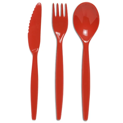 

Discount Competitive Price Disposable Forks Spoons Knives Plastic Cutlery, Customized color