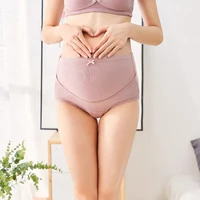 

High-waist Maternity Panties Women Pregnant Briefs Clothes Pregnancy Underwear Stretch Cotton Fabric Wholesale