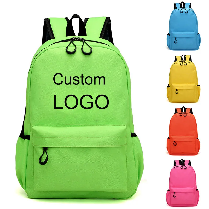 

Small MOQ Customized LOGO Student Backpack Lightweight Schoolbag Kids Backpack Bookbag Unisex School Backpack Bag