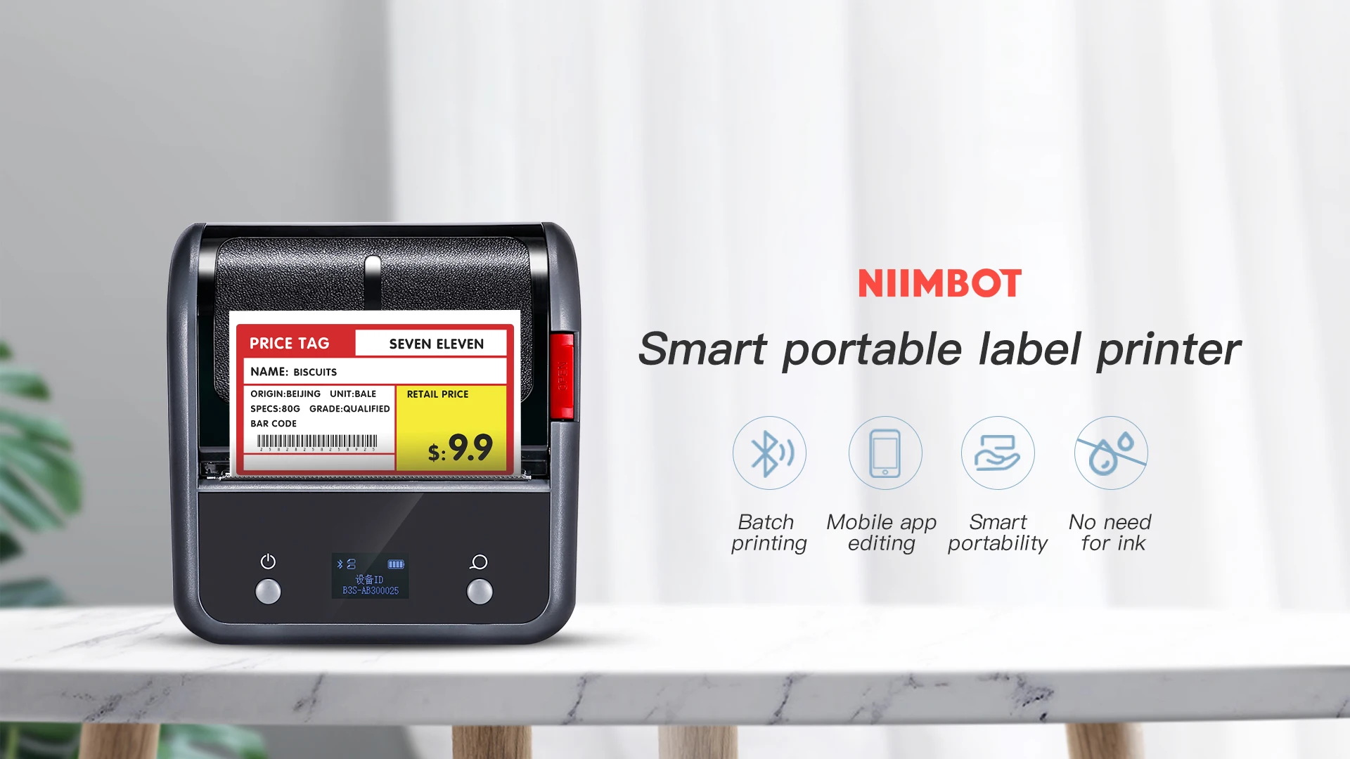 Niimbot New Design 3060mm/s Thermal Printer Date Label Buy Wireless