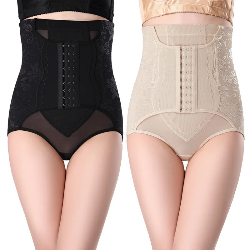 

Women High Waist Hip Lifter Shapewear Panty Firm Control Abdomen Shaper Underwear, Black,skin