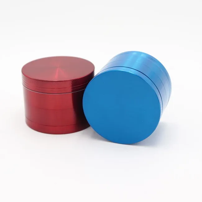 

Hot sale mini 4 layer smoking accessories  tobacco herb grinder weed grinder 2021, Black/blue/red/green/silver