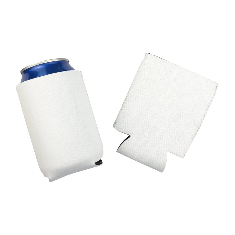 Rts sublimation blanks 12oz can sleeve neoprene short beer can cooler