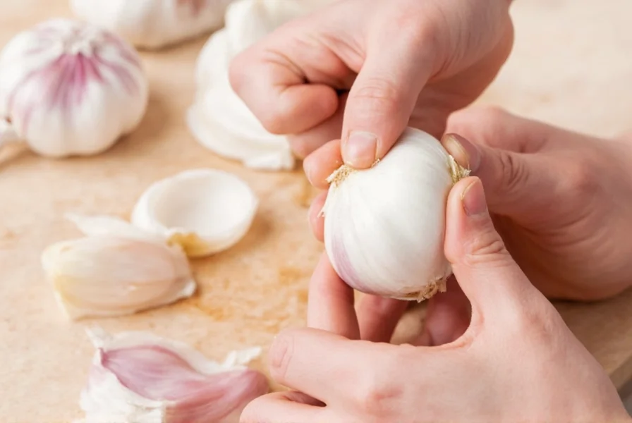 how do you peel a garlic clove
