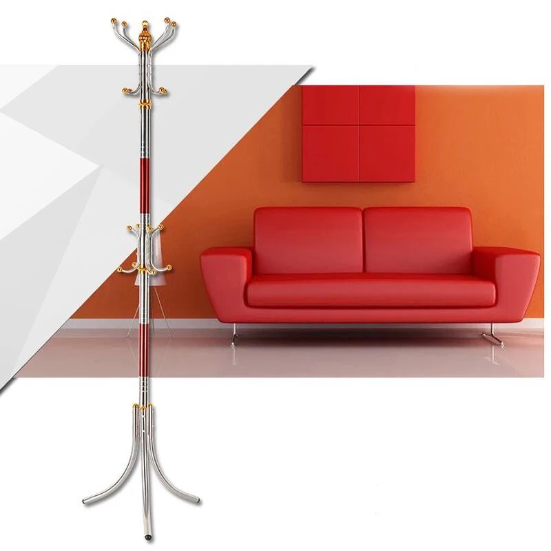 
Clothes Tree Floor Coat Racks Stand Tree Cheap Wholesale Stainless Steel 