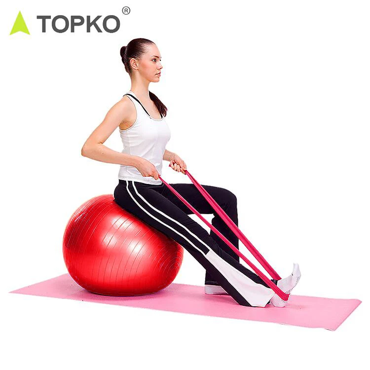 

TOPKO Eco Friendly Anti-burst Pro Fitness Exercise PVC Yoga Balls  Gym Ball With Custom Logo, Green, blue, orange or customize