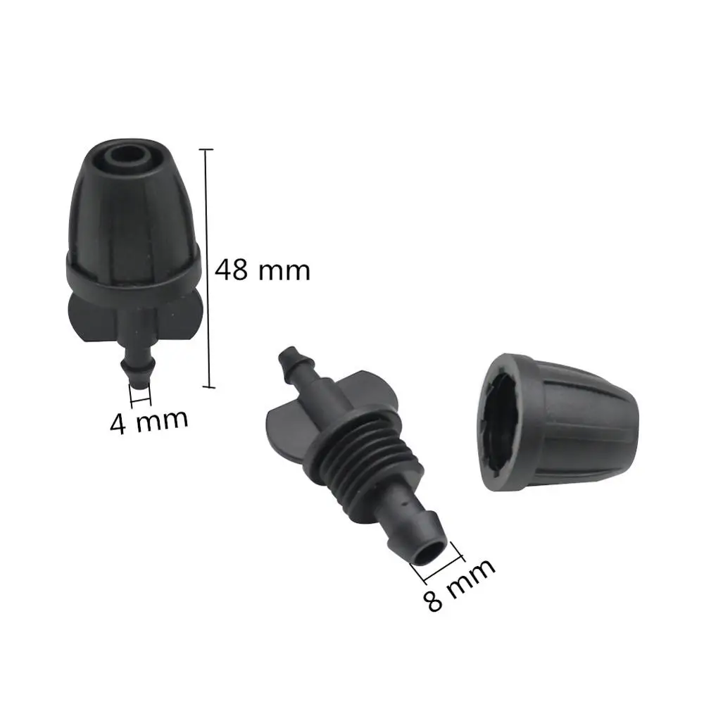 
Drip 8/11mm hose Adapter with lock nut Agricultural tools Aquarium Water connector 