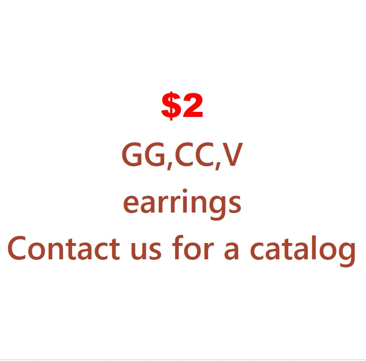 

Fashionable ladies diamond earrings big cc earrings for women party