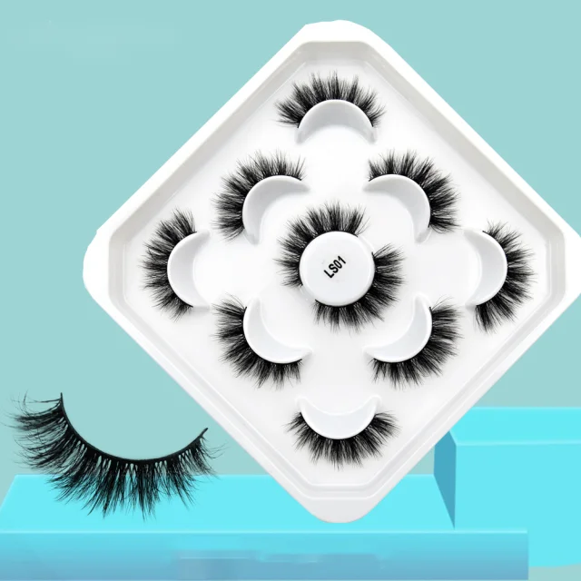 

5Pair lashes mink lashes 3D mink lashes Woman Makeup Tools Mink Eyelashes