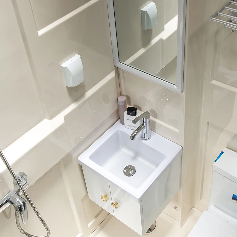 
All In One Prefab Bathroom Pods Prefabricated Modular Bathroom Units with Toilet 