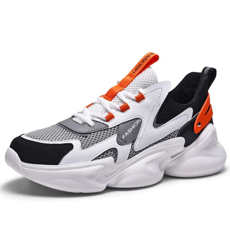 

Hot selling men's shoes trend balance shoes breathable wild custom running shoes ultra light large size trendy sneakers