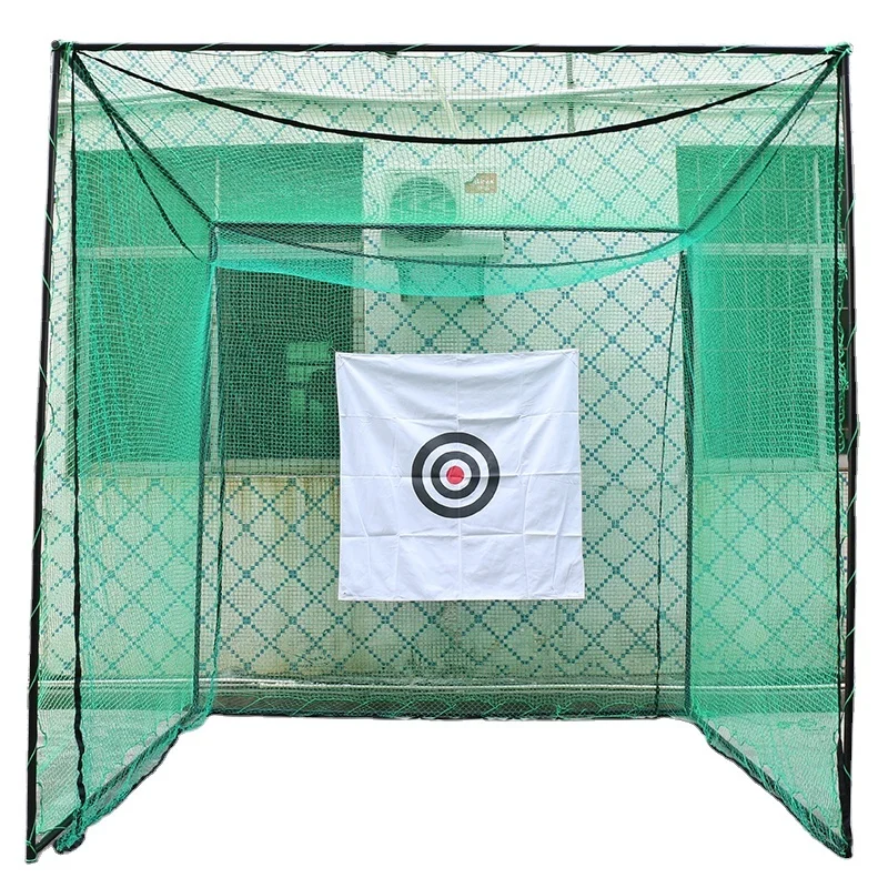 Indoor And Outdoor Professional 3m*3m*3m Uv Treated Golf Practice Cage