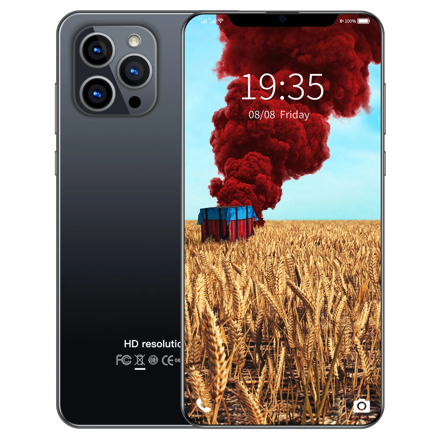 

i12 Pro Max 6.7 inch Touch Screen Android Smart Phone 12GB+512GB Flash Memory 5600mAh Battery Strong 10 Core Mobile Phones