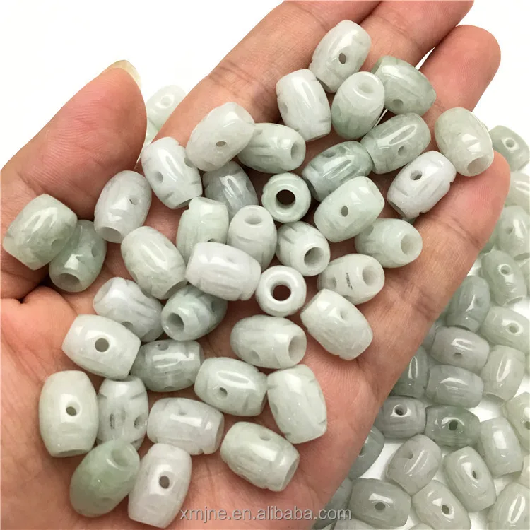 

Jade Grade A Myanmar Jade 9X12mm Money Passepartout Long Beads Wholesale Diy Jade Accessories Batch