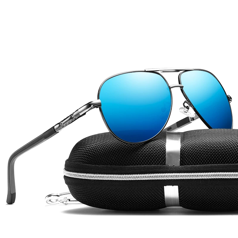 

2021 Classic Luxury Sunglasses Men's Black Aviation Sunglasses mens sunglasses blue light glasses