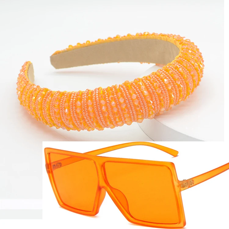 

Best Selling Ladies Handbag Sunglass set Matching Headbands Multi Color Sunglasses and Purse sets