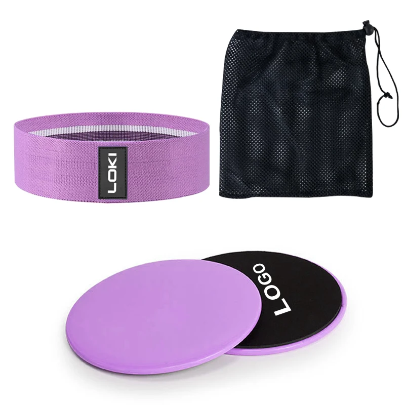 

Custom Printed Resistance Loop Bands With Core Sliders, Customized color