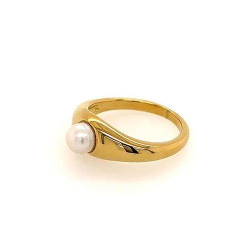 

2021 China Hot selling ring pearl gold plated