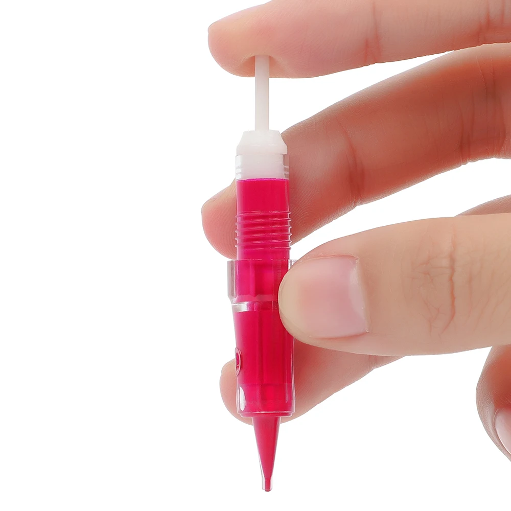

Disposable EO GAS 0.3mm 3RL Screw Anti-backflow Needle For Black Pearl PMU Digital Tattoo Machine, Transparent