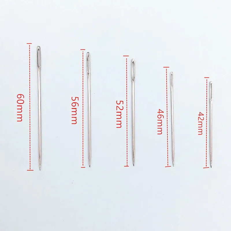 
Hand Sewing Needles Shape Point Sewing Needles Stainless Steel Large-Eye Sewing Machine Needles 
