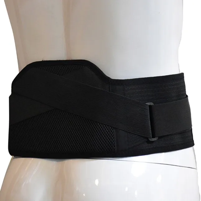 

Elastic Pain Relief Double Compression Waist Support Brace Belt, Black or customized