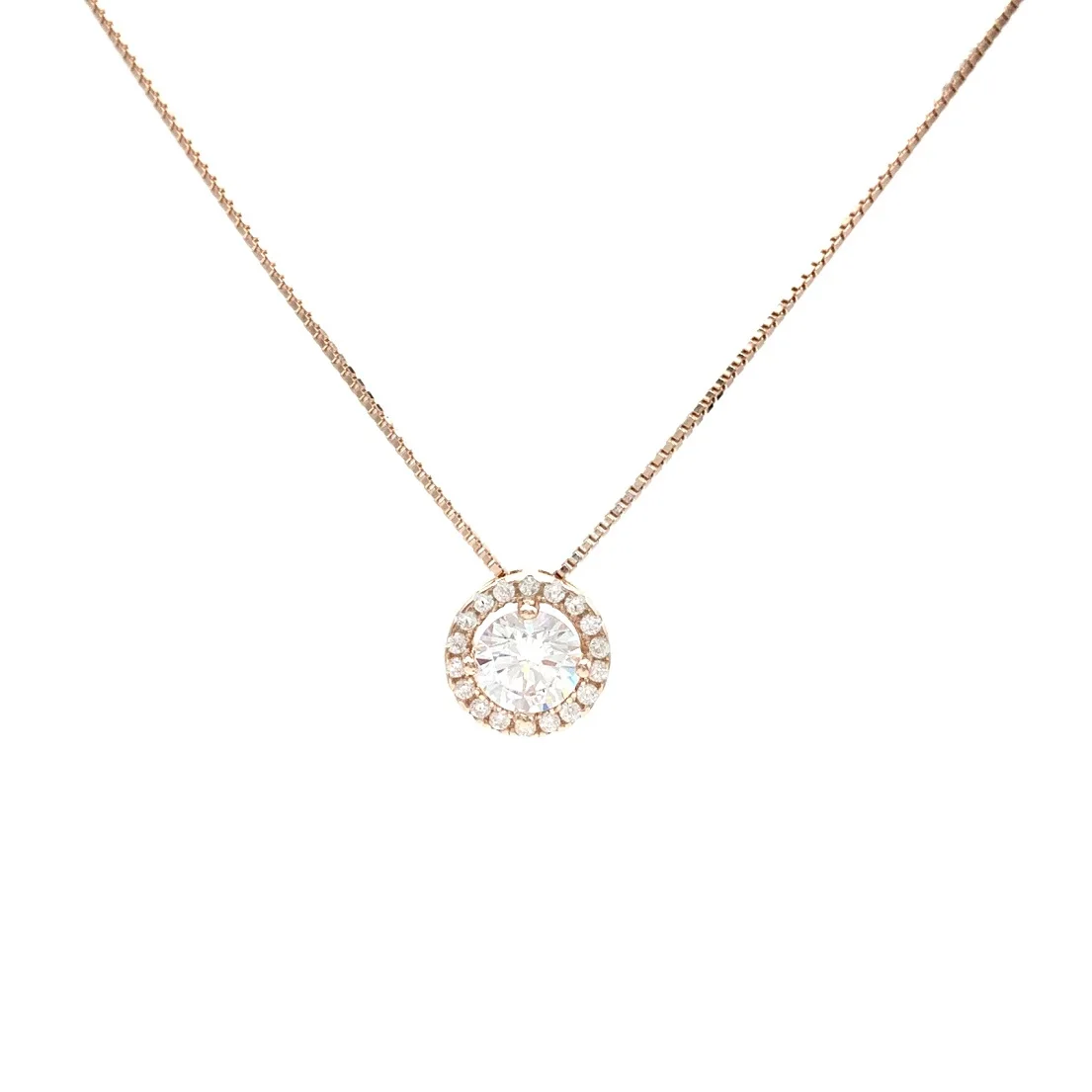 

2021 fashion jewelry 925 silver 18k gold plated single diamond zircon chains necklace