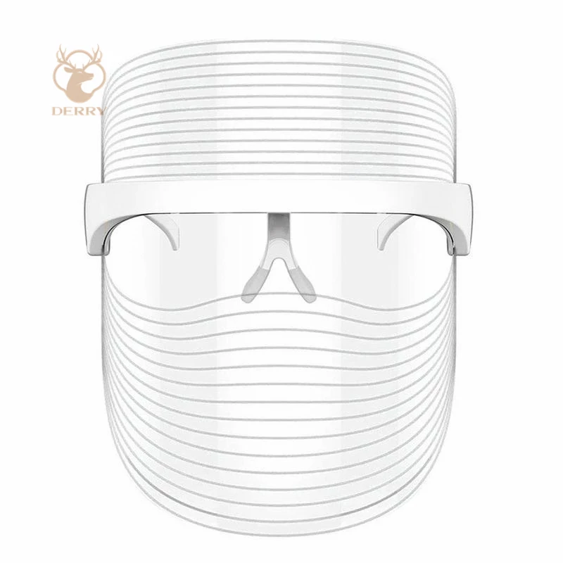 

Deery professional skin care 3 colors ledmask face infrared photon blue red light therapy wireless led electrical facial mask