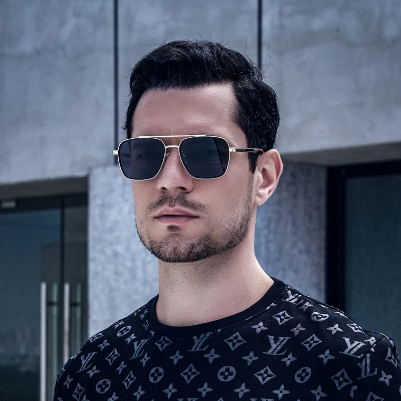 

Sunglasses 2022 retro metal double beam sunglasses uv protection driving sunscreen sunglasses luxury unisex optifix lentes de