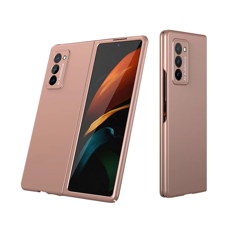 

New F0009 W20 Hard Plastic Mobile Phone Case for Samsung Galaxy Z fold 2 5G Anti-fall Protective Sleeve Casing, Multiple