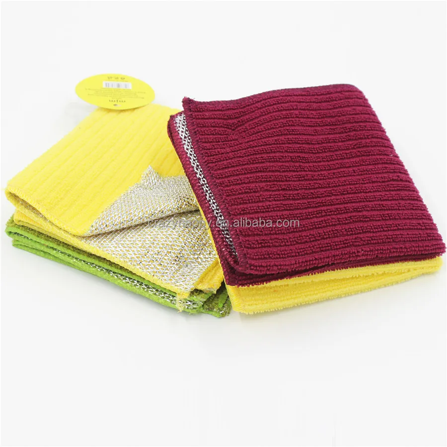 

Hand Towels Kitchen Absorbent Dishcloth Lint-Free Cleaning Cloth Cleaner Bathroom Coral Velvet Hanging Towel