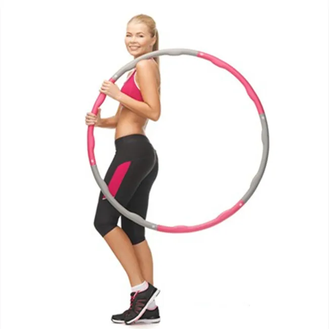 

Wholesale Fitness Hoola Ring Hoop Weight Loss Detachable Exercise Women Hoops Soft Hoola-hoop