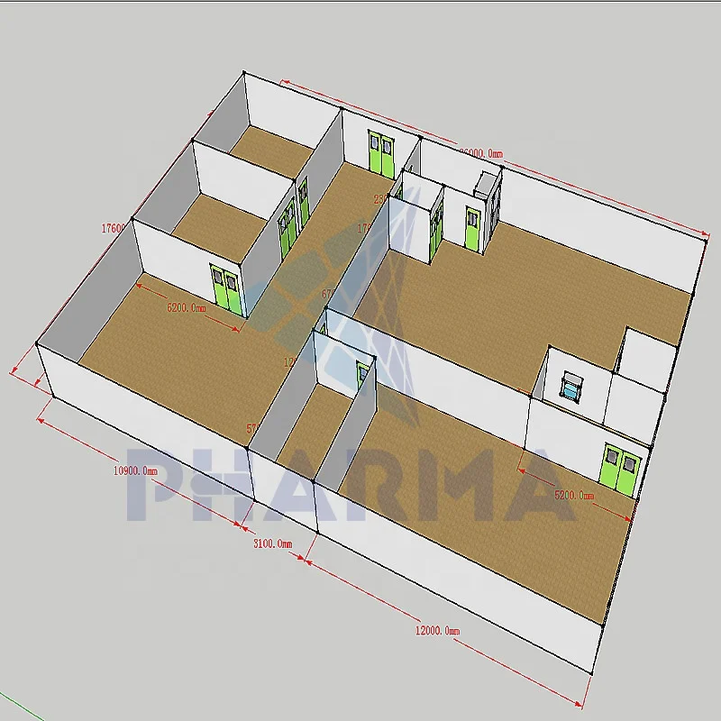 product-ISO7 Modular Clean Room Customized Design-PHARMA-img