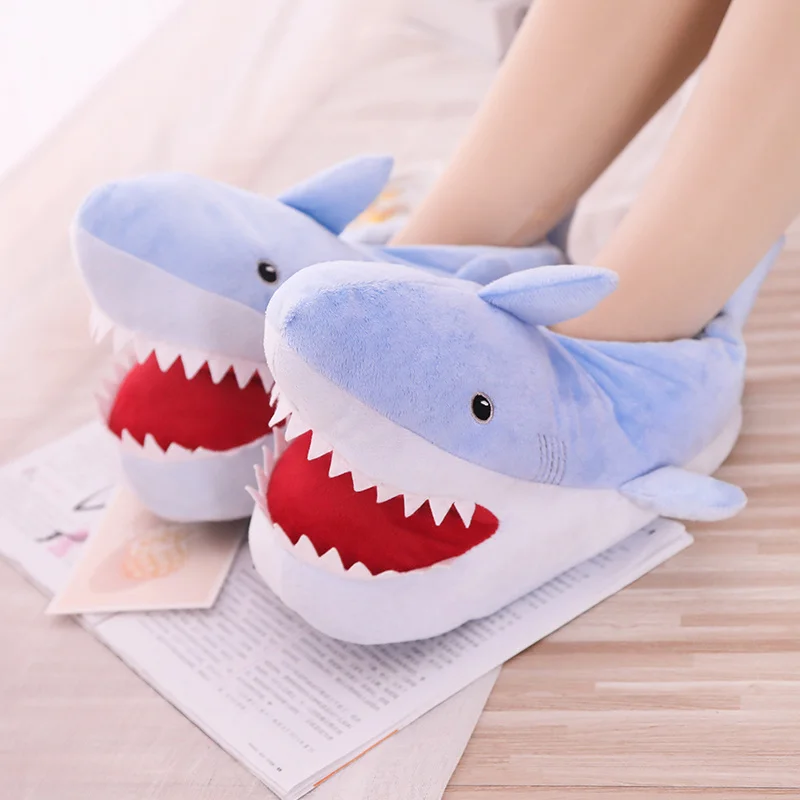 kids shark slippers