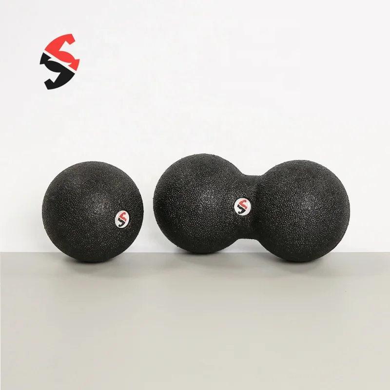 

EPP Foam Massage Roller Ball Peanut Massage Ball Muscle Release Massage Ball, Black