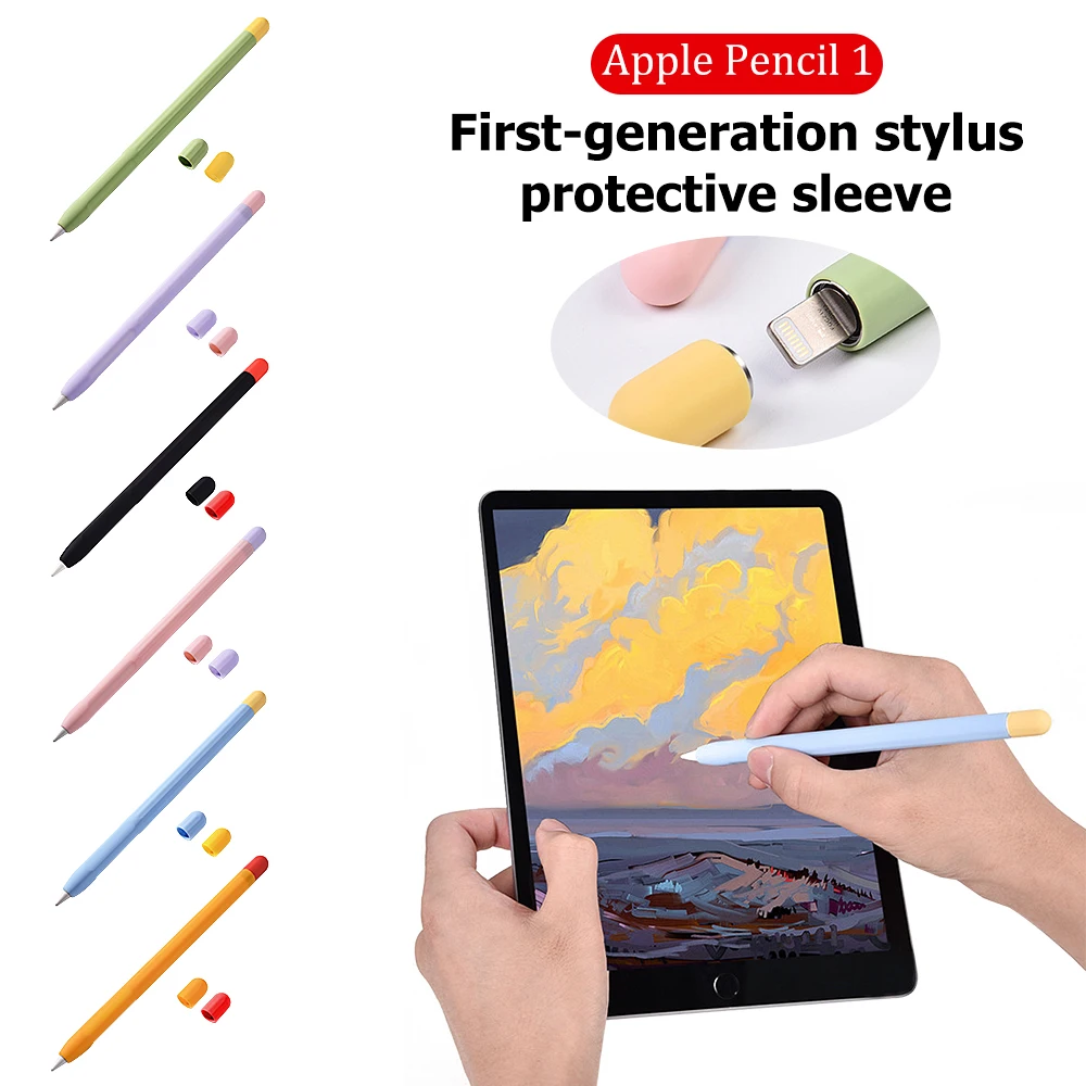 For Apple Pencil Cover Cute Soft Silicone Pencil Case For Ipad Pencil ...