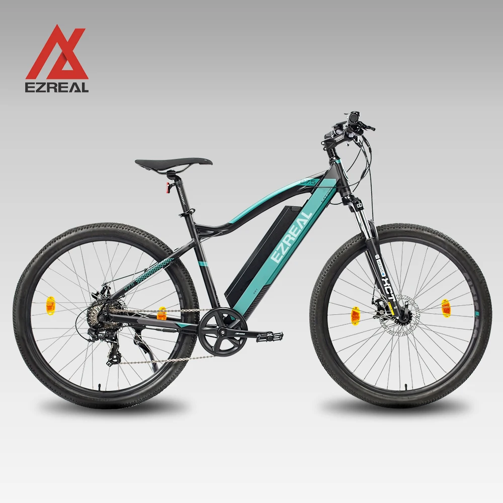 

EZREAL classic aluminium frame 27.5 inch 350w 750w mtb ebike 24 speed electric mountain sport bike