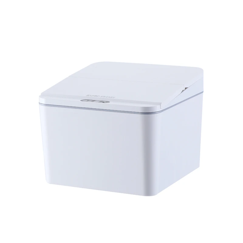 

desktop storage bucket intelligent induction trash bin rubbish automatic trash cans electric dustbin smart storage box office