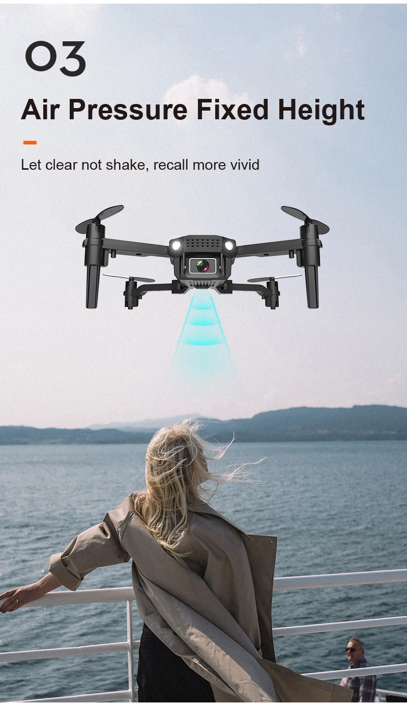 2020 New Drone Quadcopter GPS Drone Batteries Radio Control Toys R16 4K HD Aerial Drone With Camera