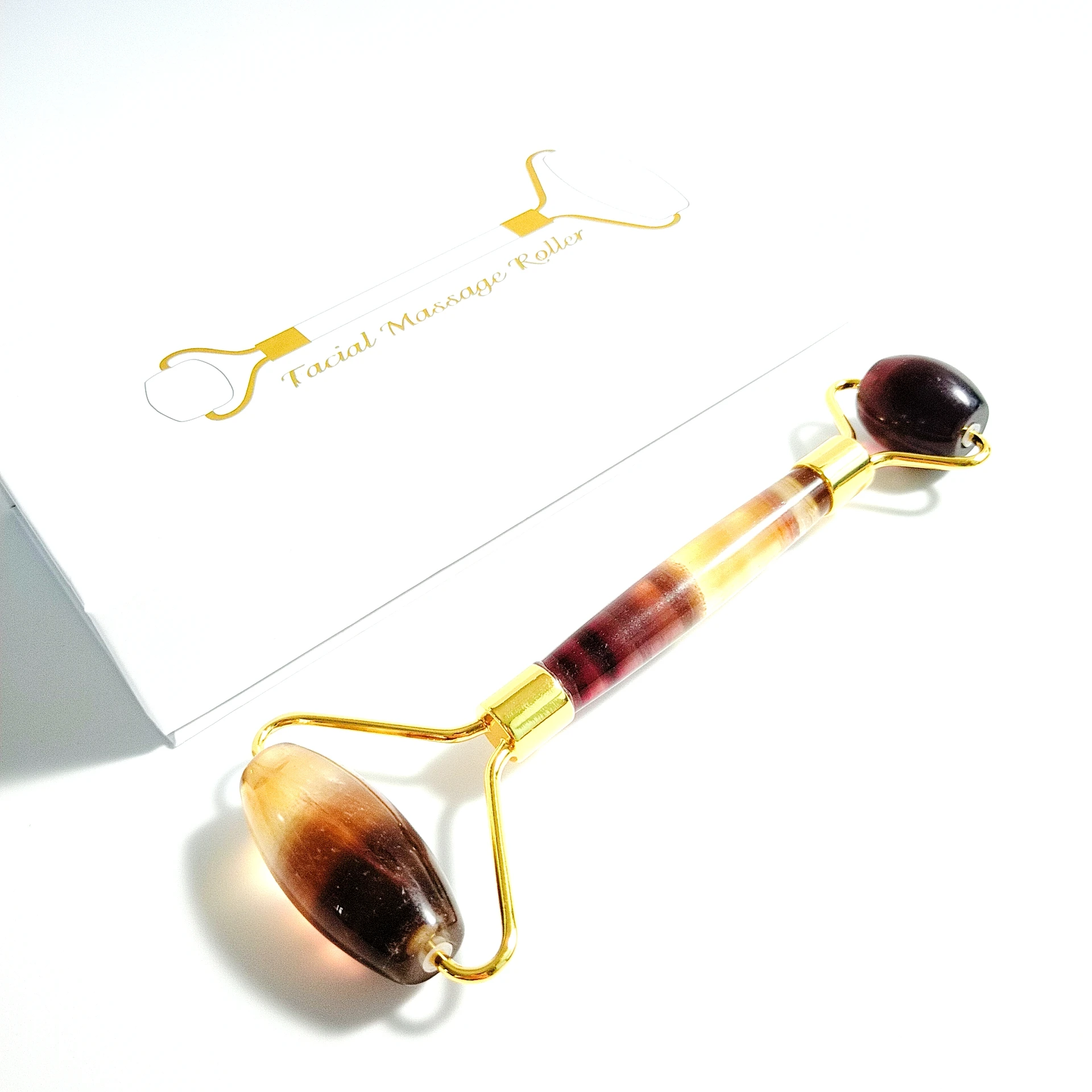 

fluorite face up massage roller gold, Mixed