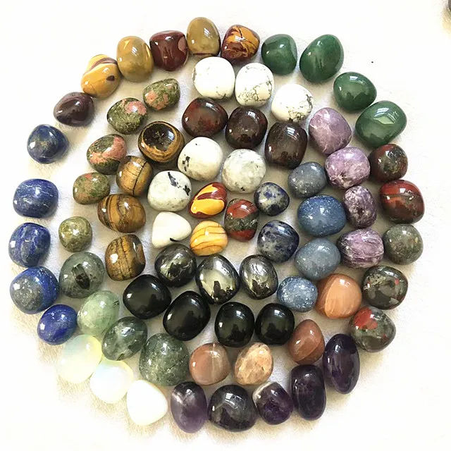 

Fengshui natural quartz tumbled stone spiritual healing crystals stones chrystal stones