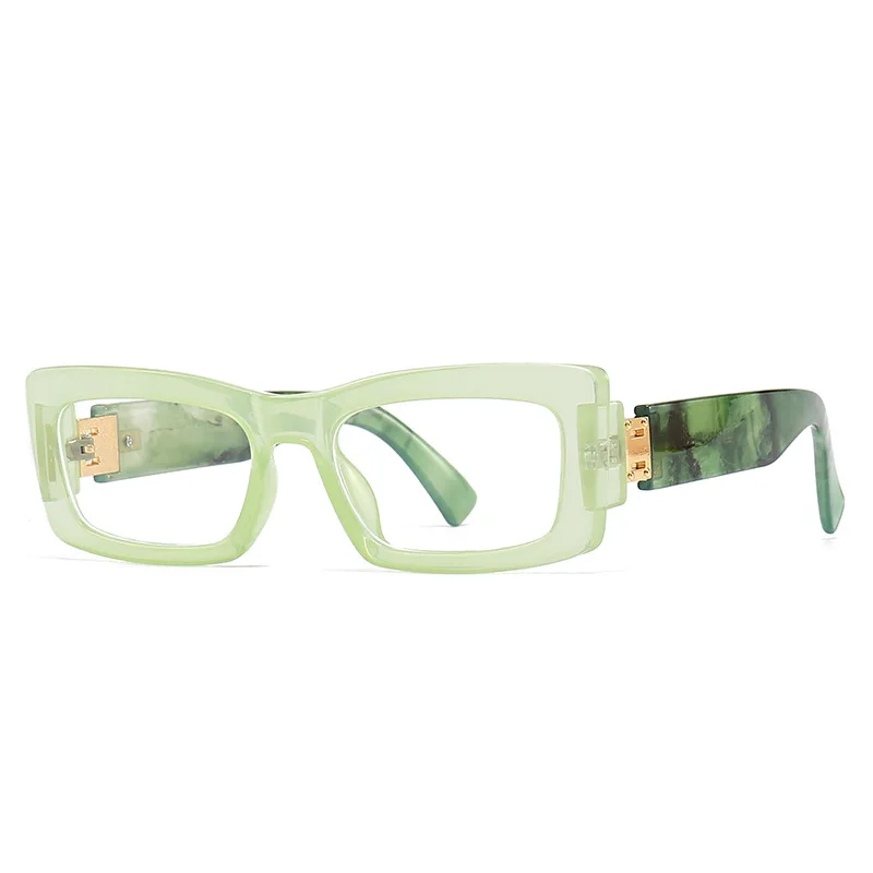 

971 New rectangle Custom Logo Fashion Computer Anti Blue Light Blocking Glasses Optical Spectacle Eyeglasses Frames for Women