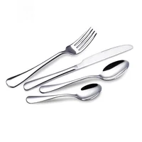 

amazon 2018 titanium coating stainless steel silver cutlery sets restaurant silverware set